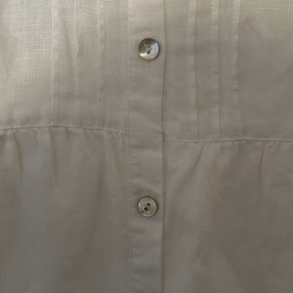 J.Jill linen sleeveless dress with embroidered detailing - Picture 9 of 14